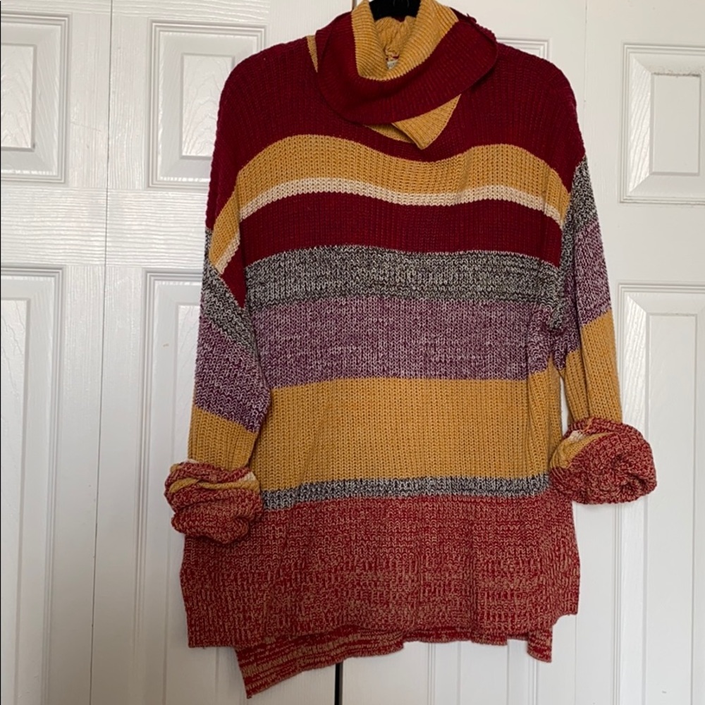 Urban Outfitters Striped Turtleneck